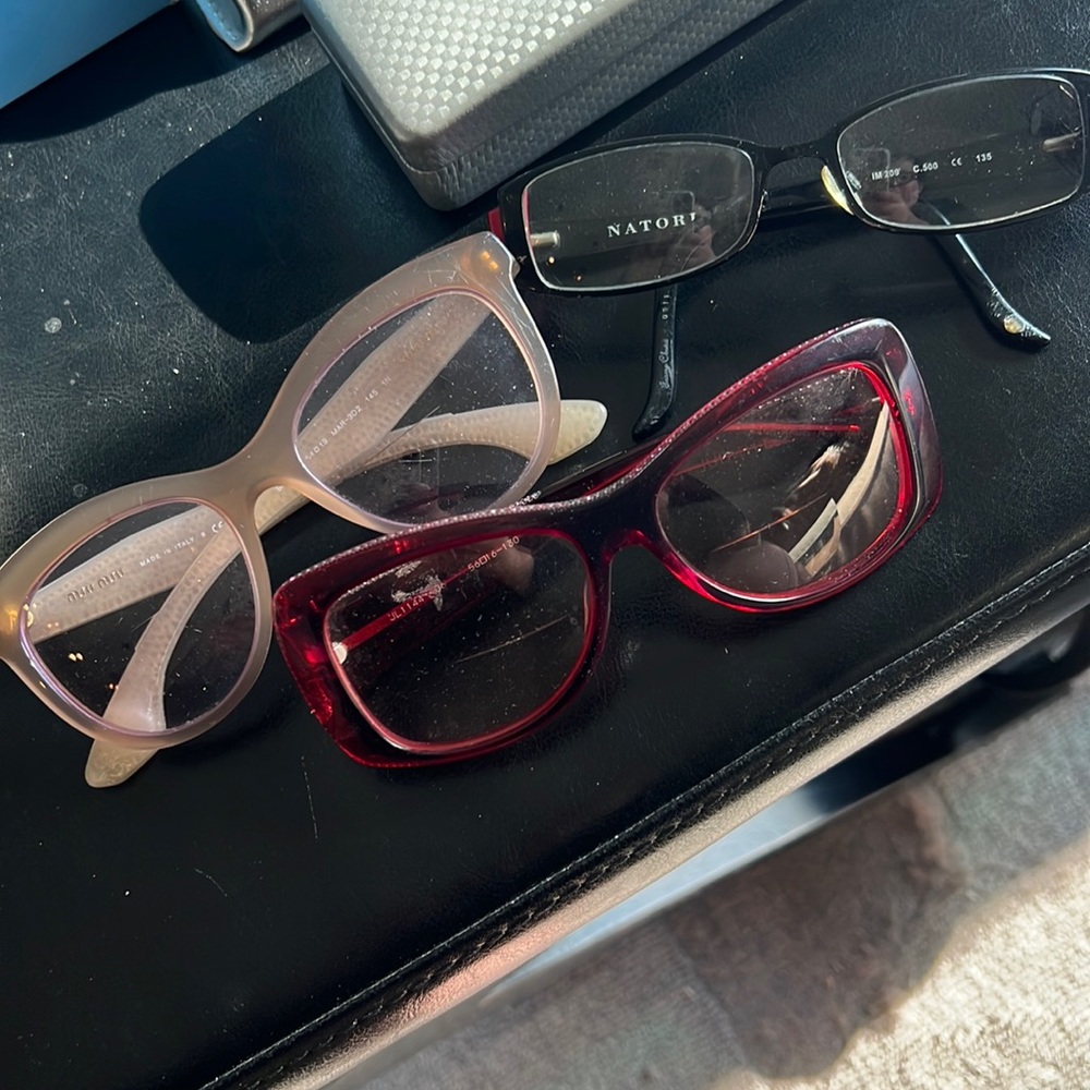 Eyeglasses Pairs, Judith Leiber, Natori, Miu Miu